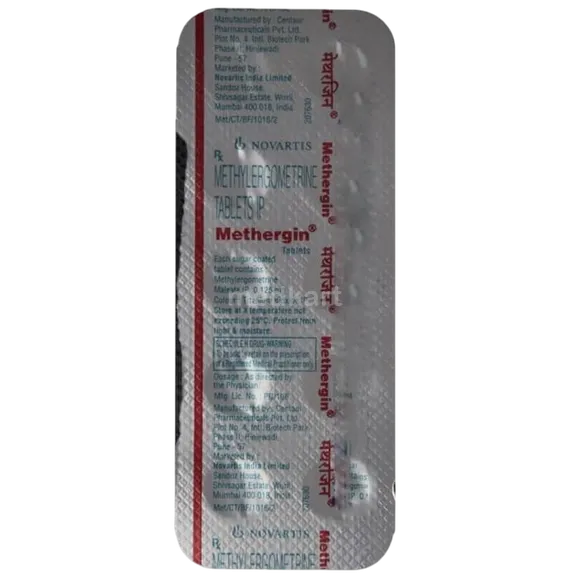 methergin tablet 10's